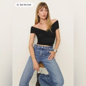 Reformation Ezlynn Knit Top